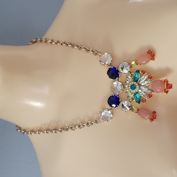J. Crew Jewelry - J.Crew Gold and Multicolor Necklace